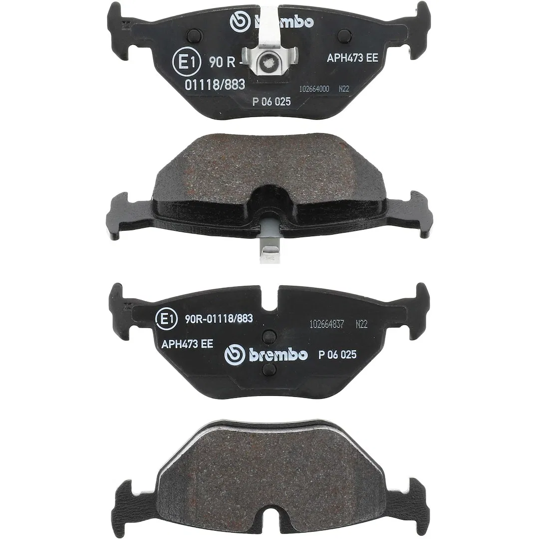 P06025 – BREMBO Brake Pad, FMSI Number D692-7286/ D692-7567 Low-Metallic Set Of 4